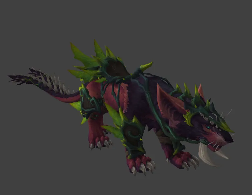 Rootstalker Grimlynx Mount Model