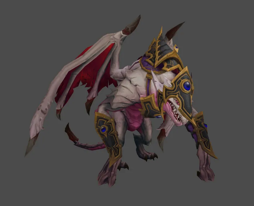 White Harrower Mount Model