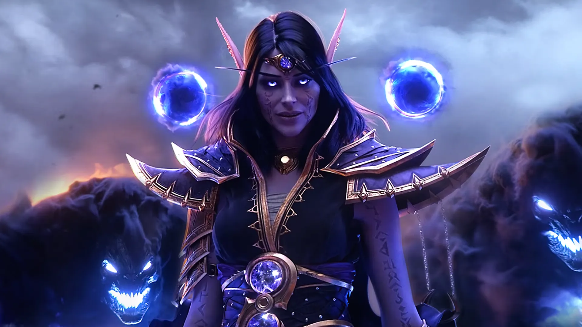 World of Warcraft: Midnight official website image of Xal'atath from the Cinematic