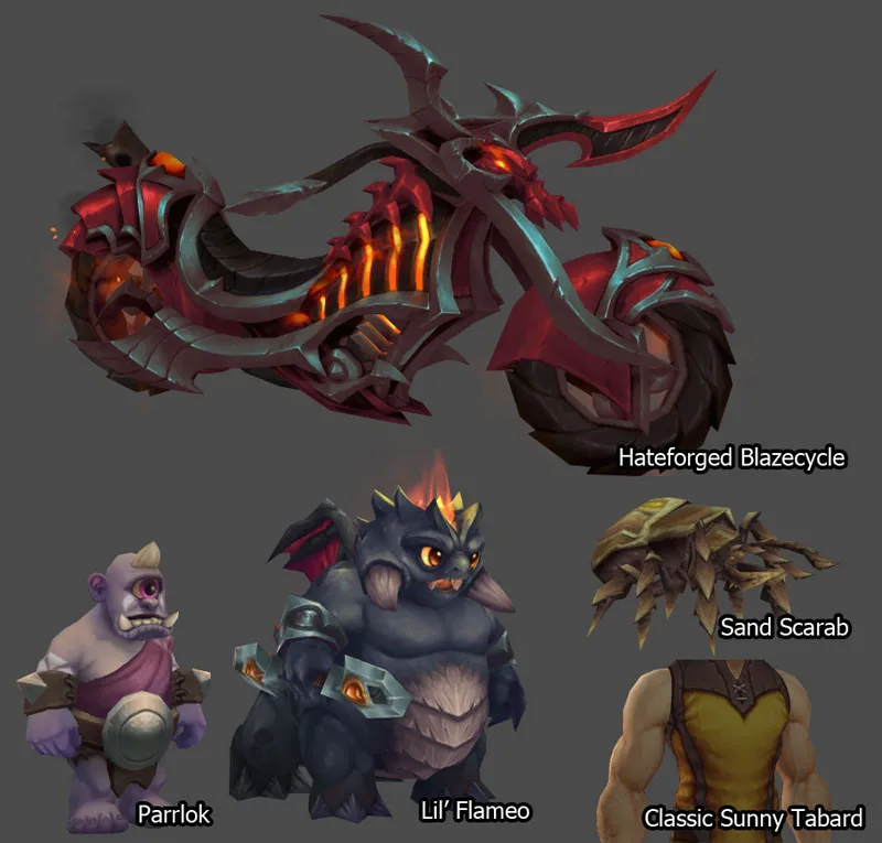 12.0.5 Promotion items in the Trading Post.