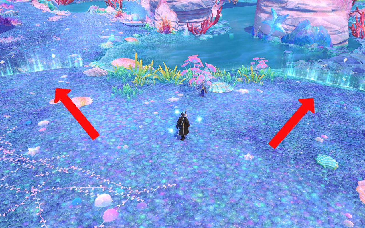 The divergent paths for 5, 6, 7, and 8.