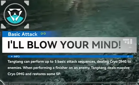 Tangtang's Basic Attack: I'LL BLOW YOUR MIND!