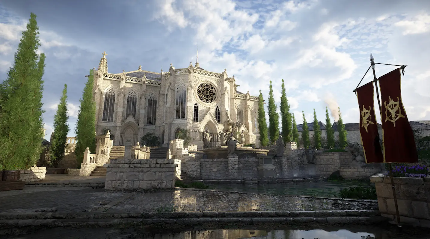 Crimson Desert building