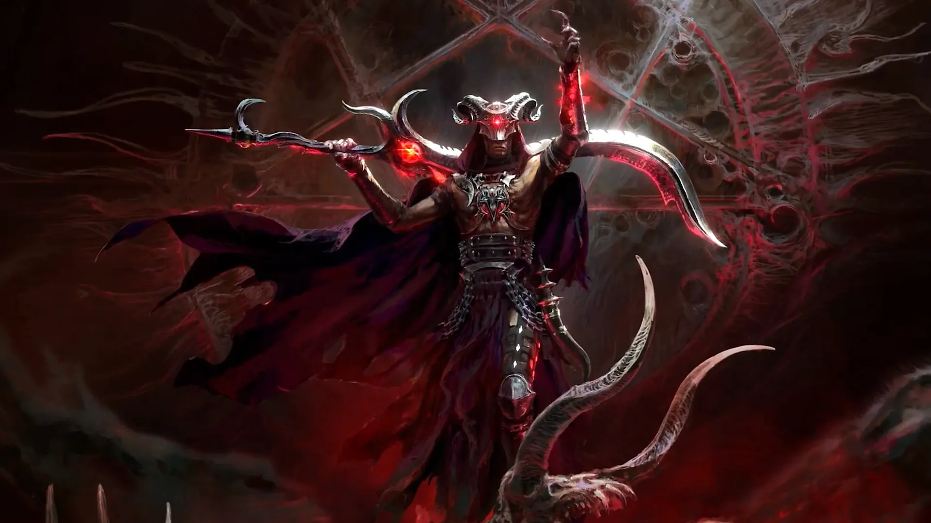 Official Art of the Warlock, coming with Lord of Hatred - Diablo 4