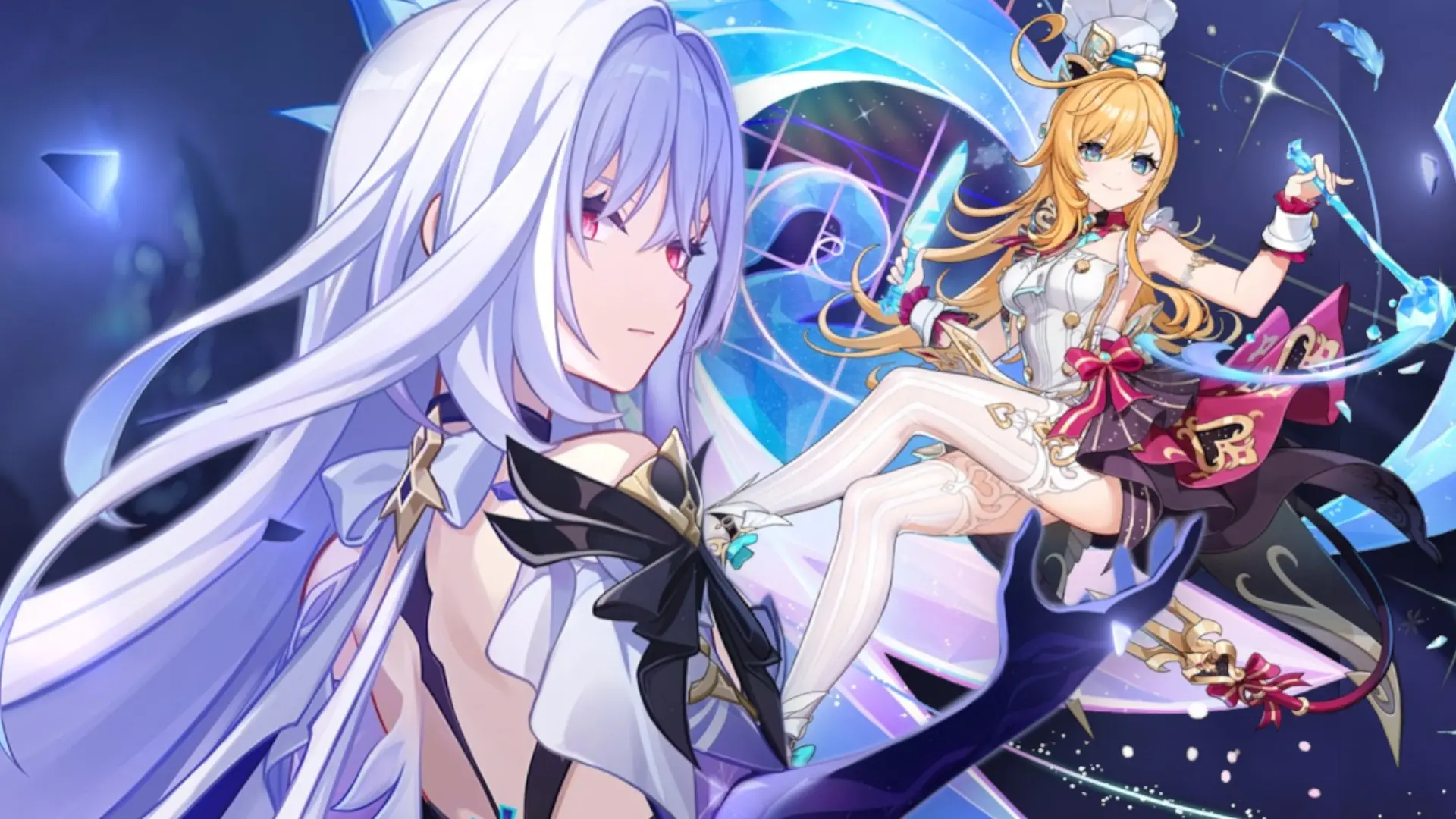 Skirk and Escoffier in Genshin Impact