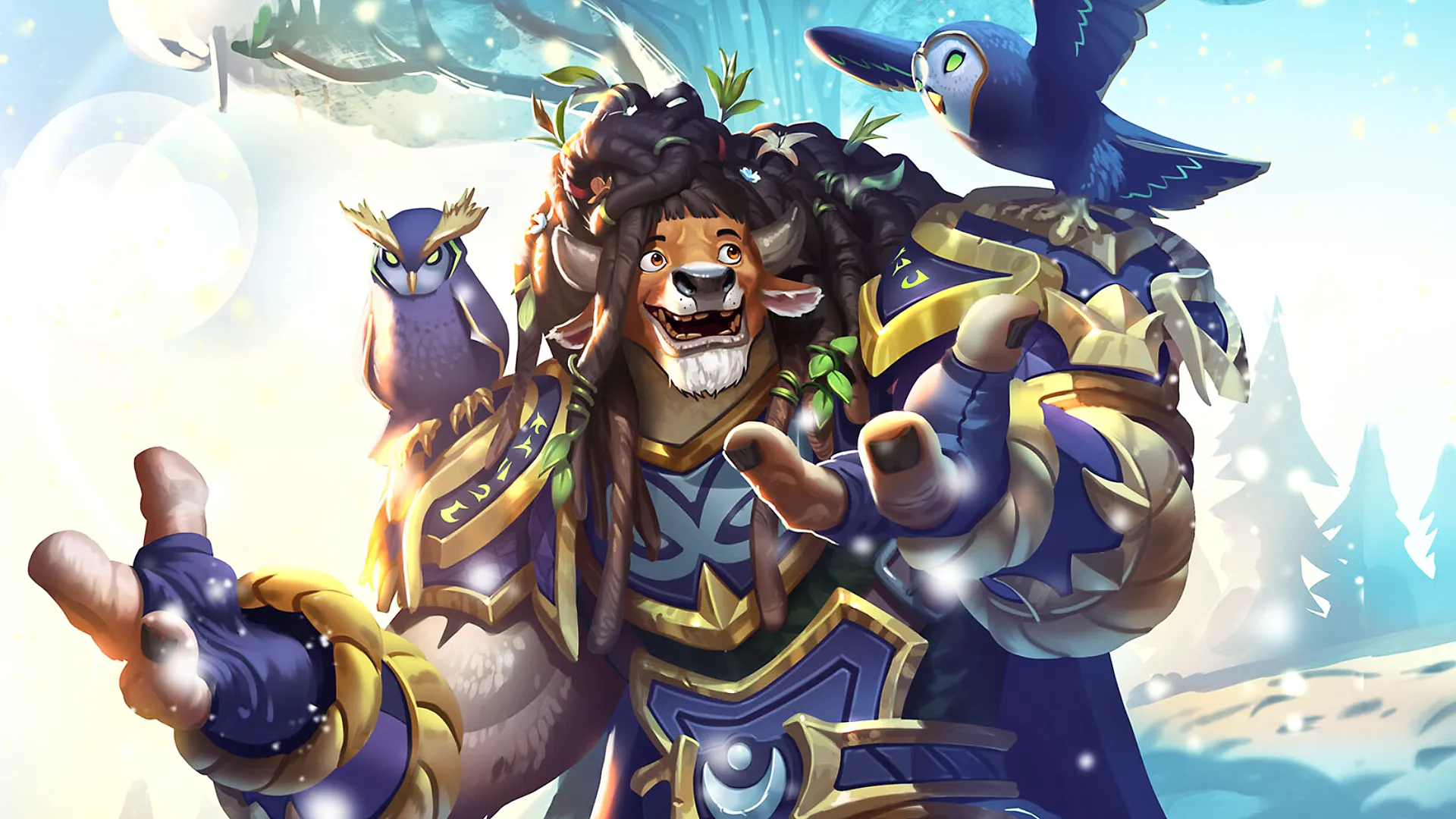 Wildheart Guff Hearthstone Art - Official Blizzard Entertainment - by Paul Mafayon