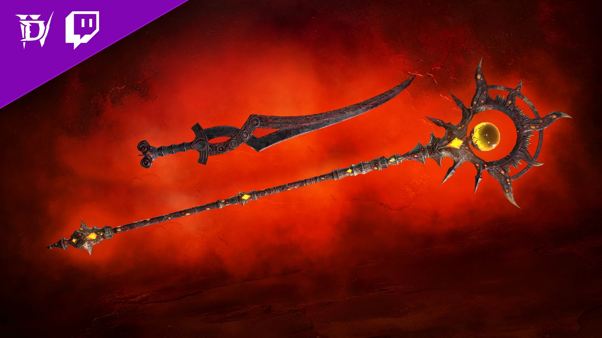 Twitch drop cosmetic rewards from Diablo 4 Lord of Hatred Developer Update Stream