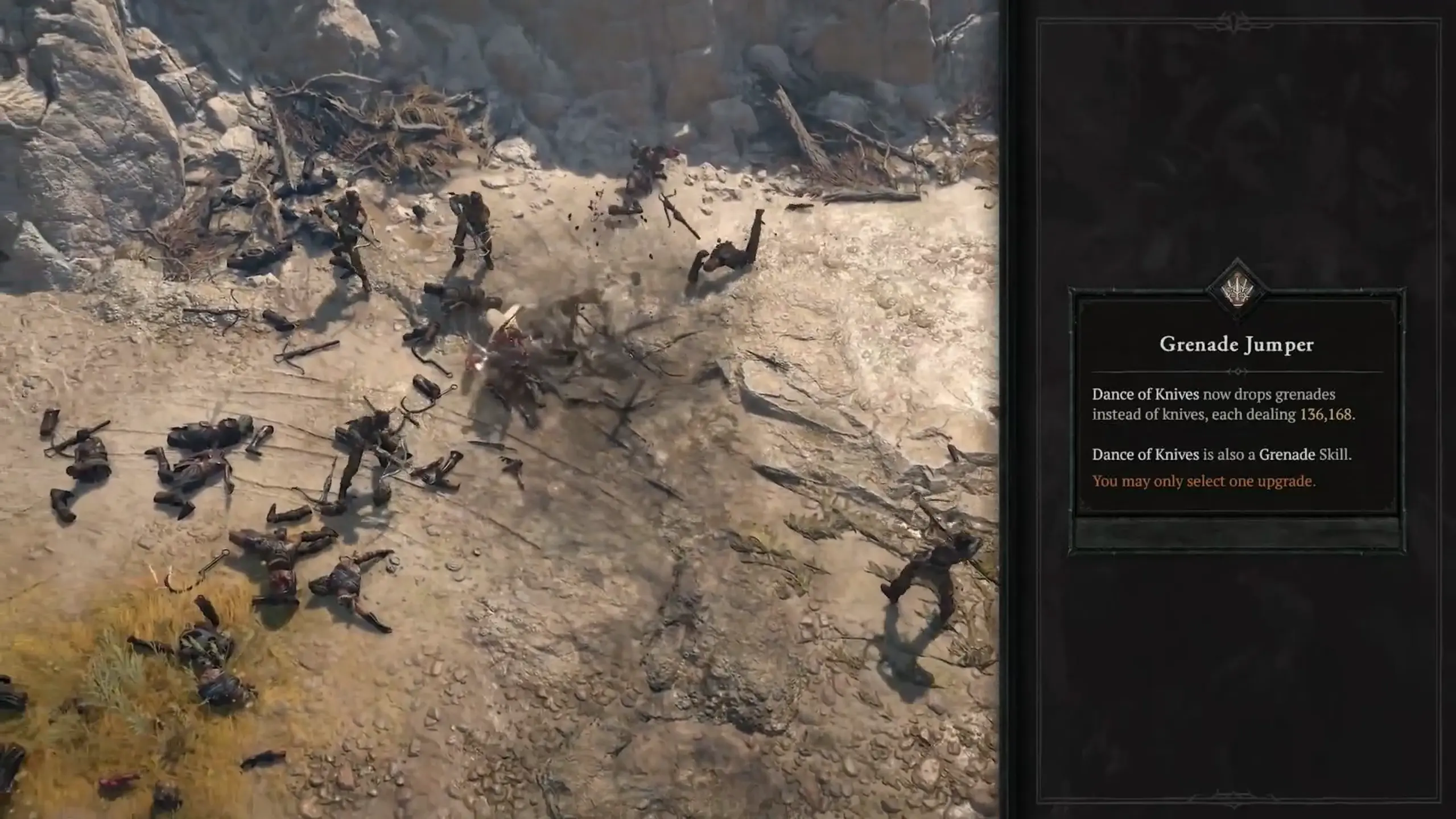 Diablo 4 Lord of Hatred Grenade Rogue