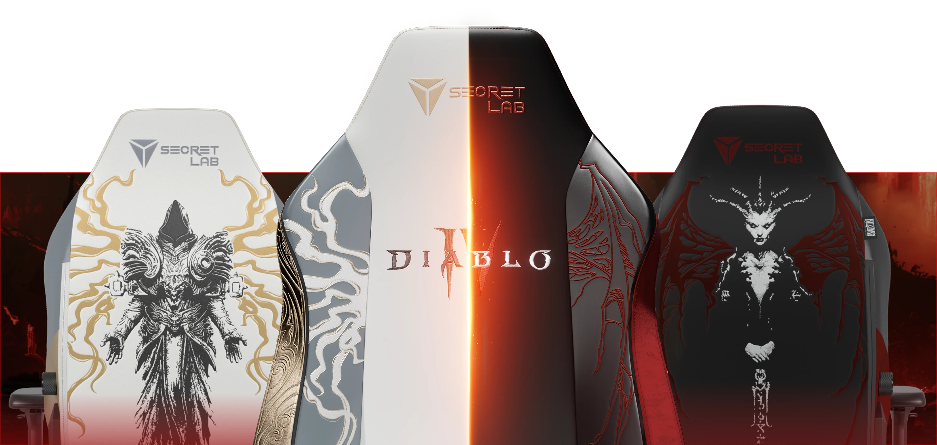 Diablo and Secretlab chairs