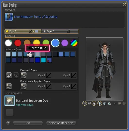 FFXIV Dye Consolidation