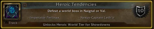 Heroic Tendencies in Patch 12..0.7.