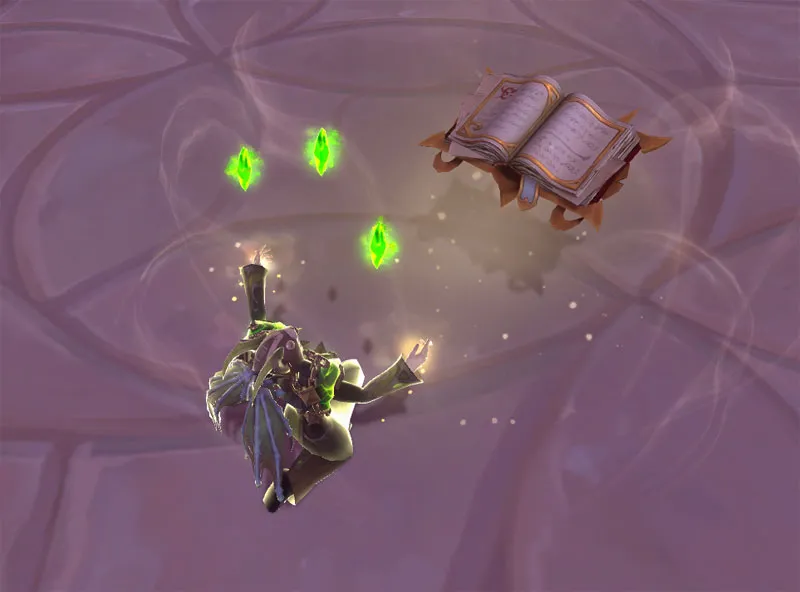 Lightcalled Hearthstone effect.