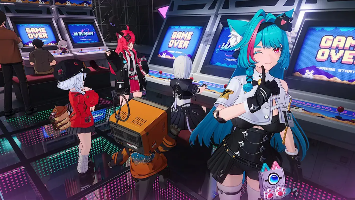 Neverness to Everness Charatcers in the arcade game