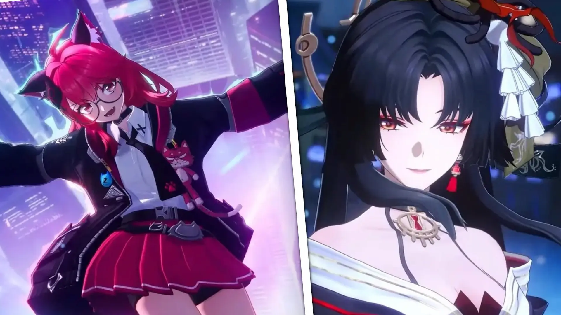 Neverness to Everness first 2 banner characters Nanally and Hotori