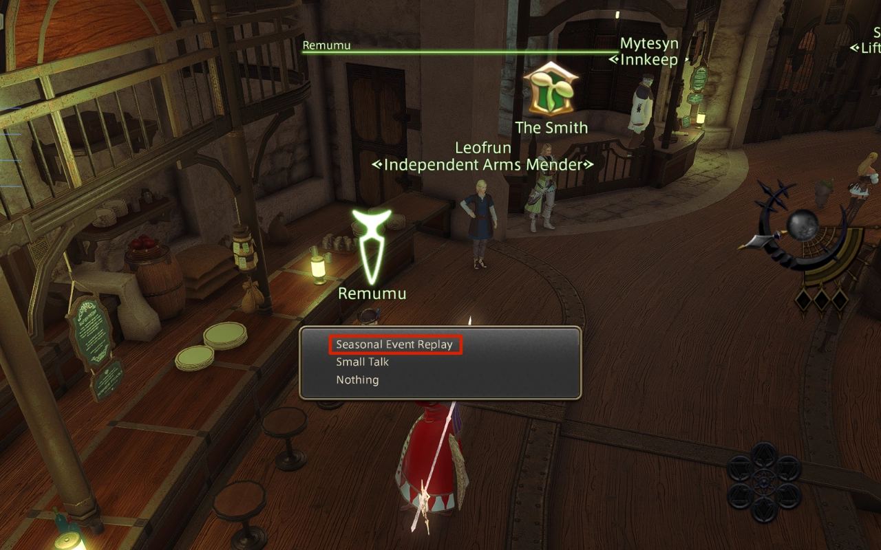 How to access the seasonal replay feature