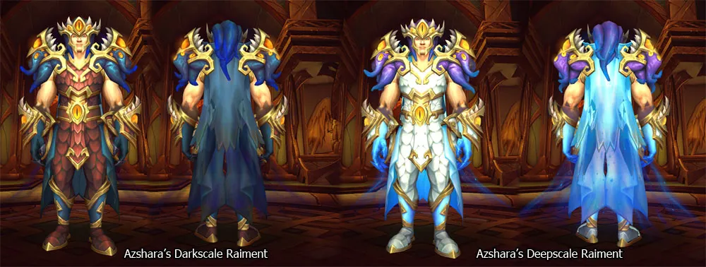 Azshara Ensembles in-game.