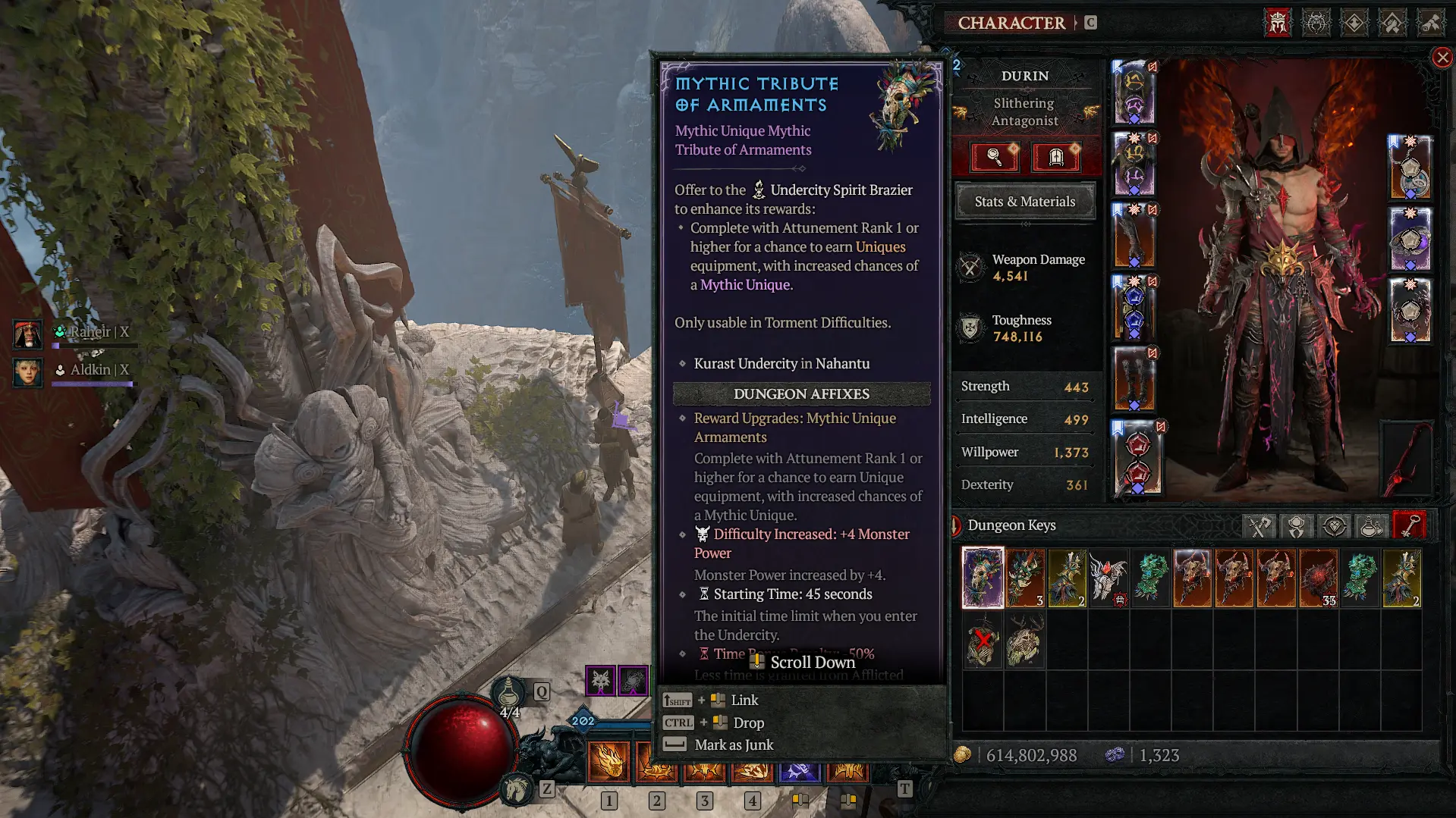 Diablo 4 Mythic Tribute of Armaments
