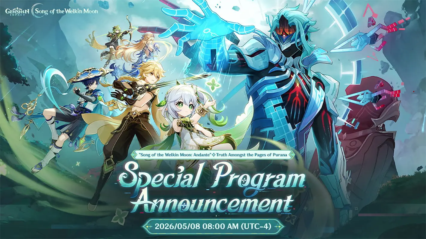Genshin Impact cover for Version Luna VII