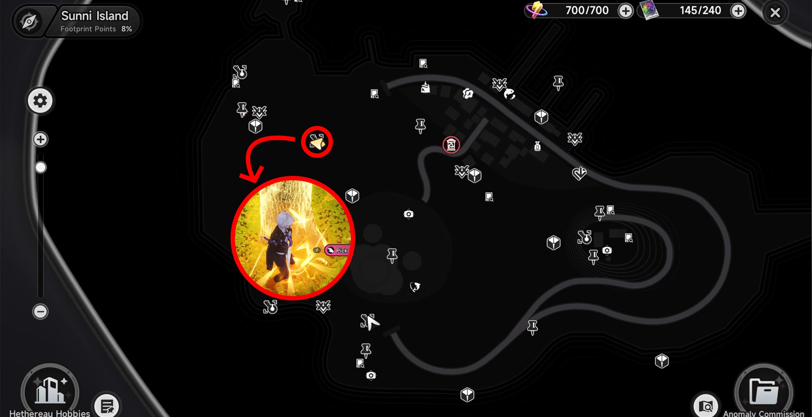 Sword part location In NTE 1