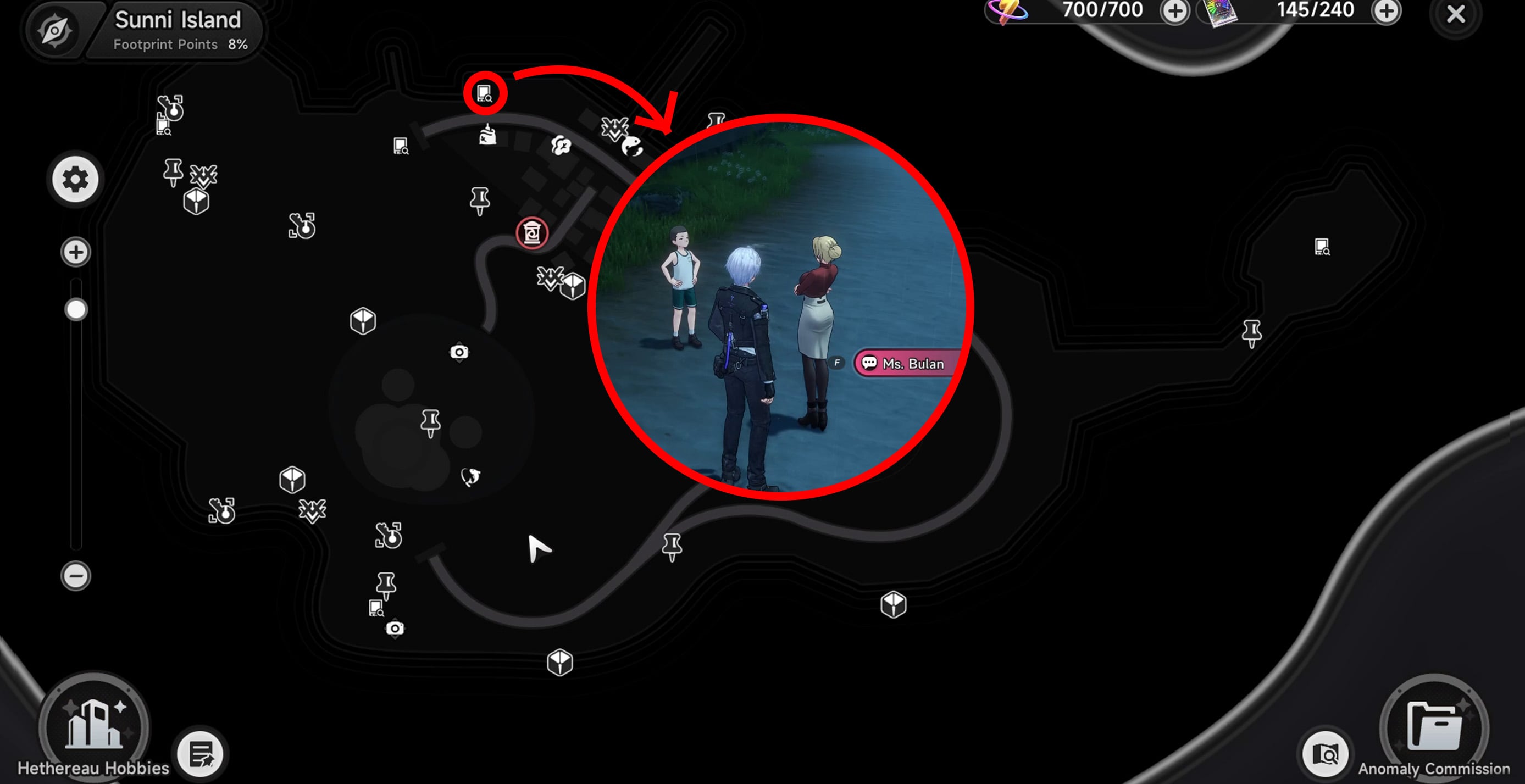Swimming Strange Tales Location In NTE