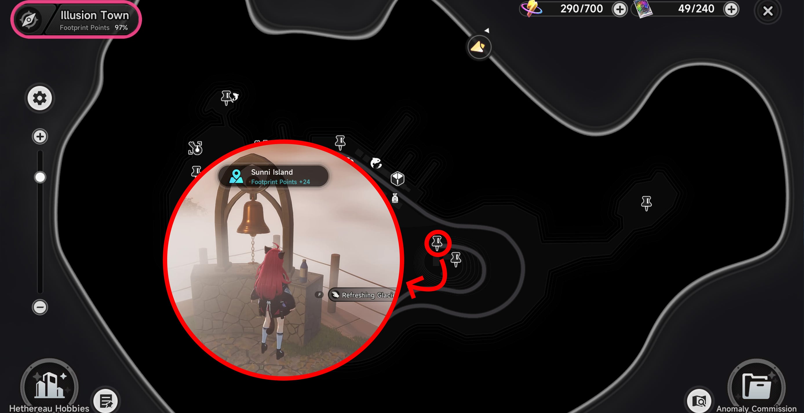 The Bell Strange Tales Location in NTE