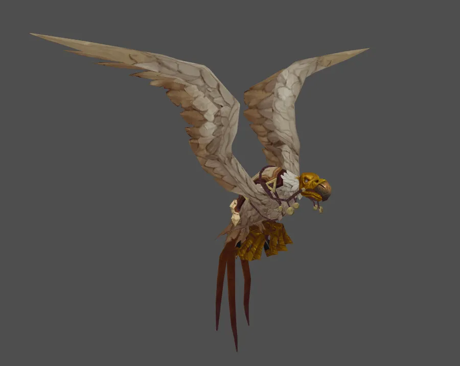 Badlands Buzzard mount.