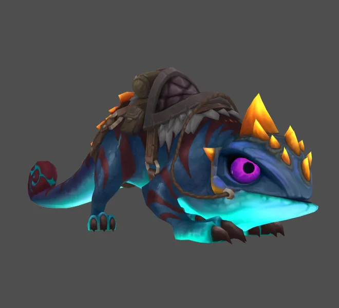 Crested Aqua Leafmimic mount.