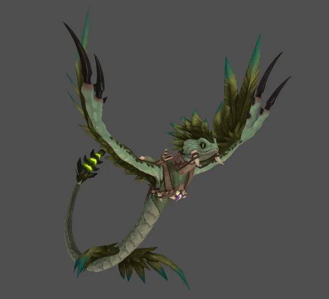 Emerald Skyfang mount.