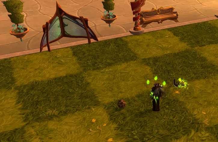 Playing football in Silvermoon.