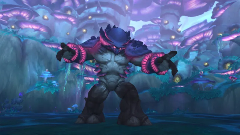 Rotmire, the boss in the Sporefall raid.