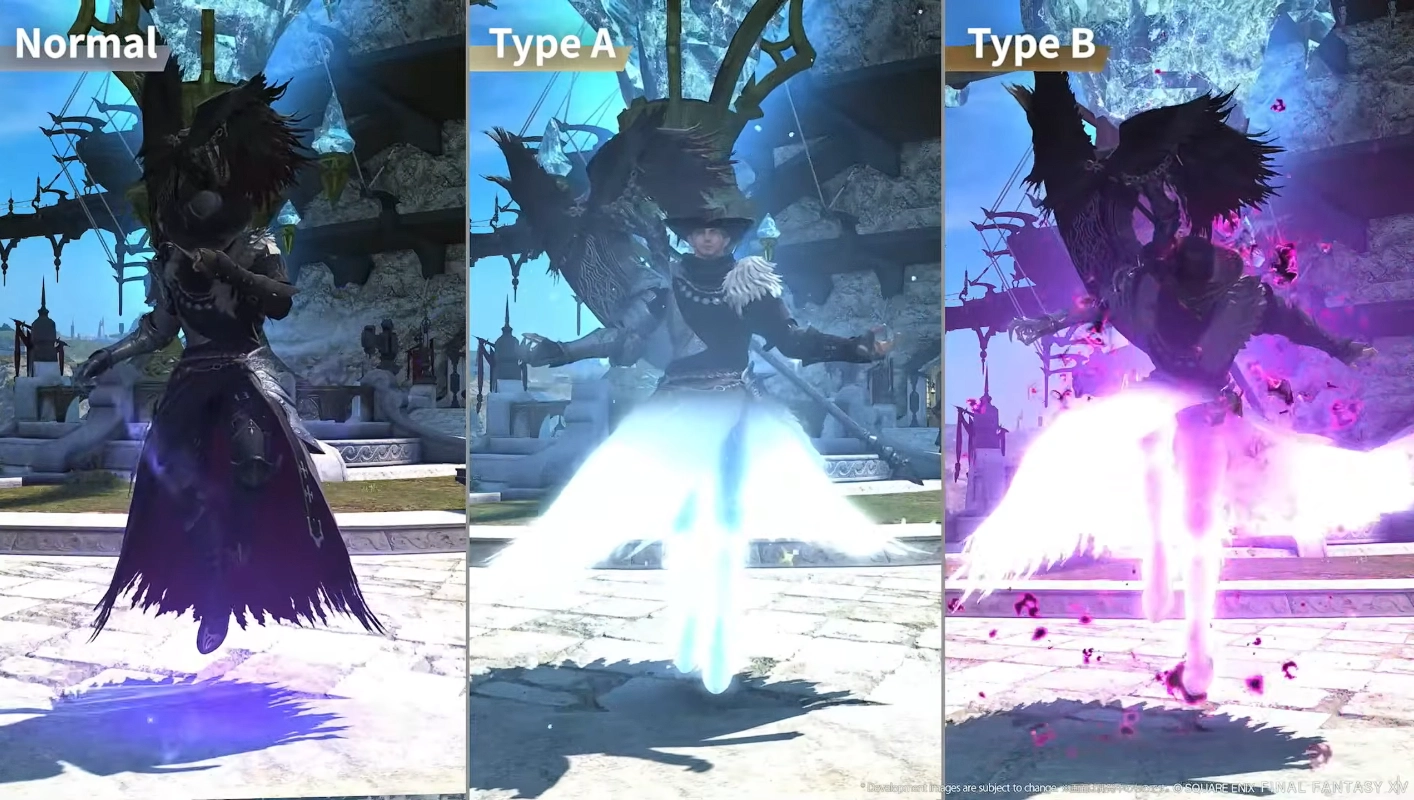 The different variations of teleport.