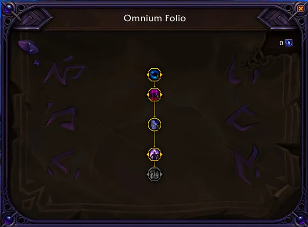 Week 4 of the Omnium Folio.