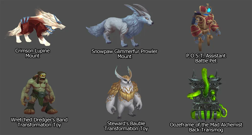 Shadowlands Timewalking Rewards