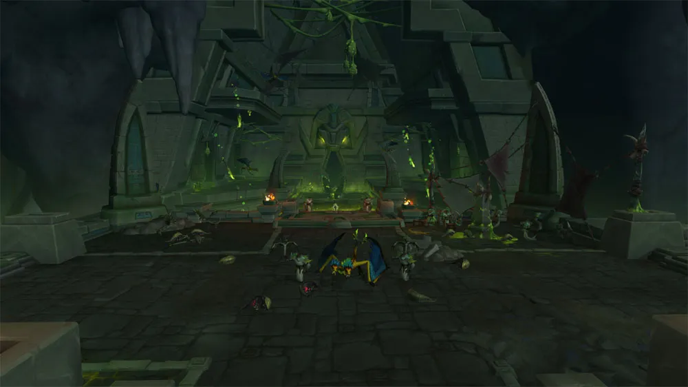 The Altar of Fangs dungeon.