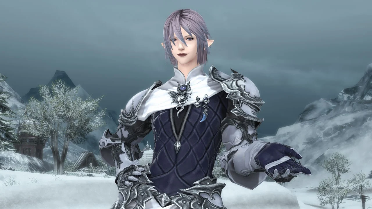 A female character wearing Zero's Luminary Attire