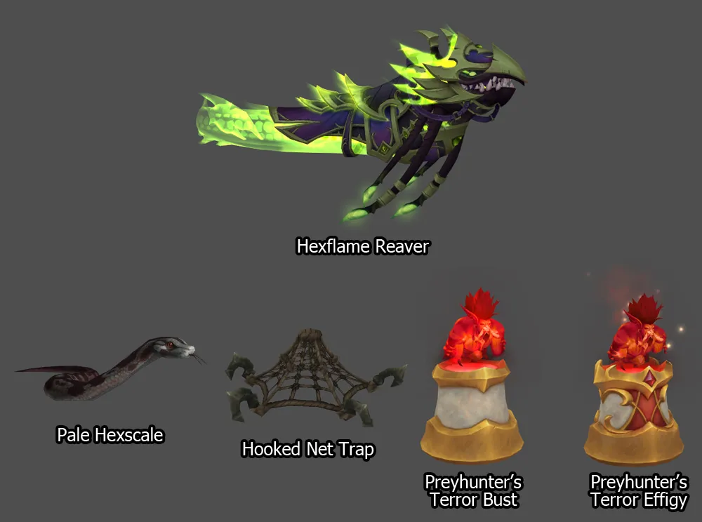 Ral'kala Prey nemesis drops.