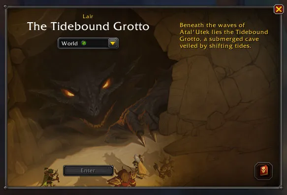 Tidebound Grotto entrance.
