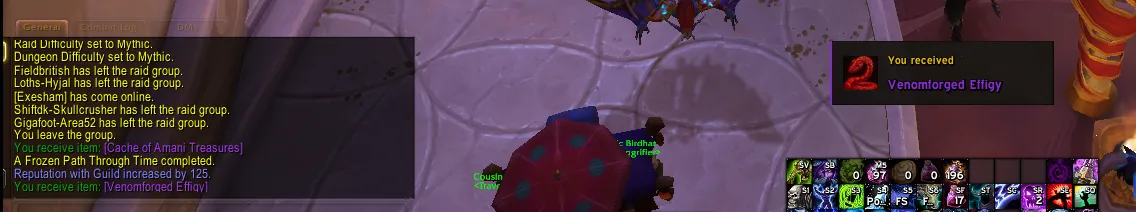 Tier token from the Cache of Amani Treasures.