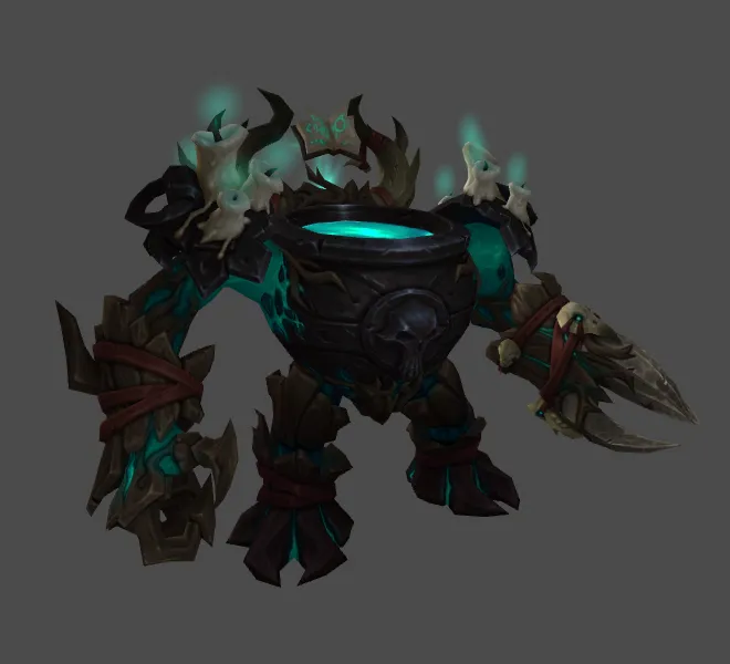 Living Heartsbane Cauldron mount.