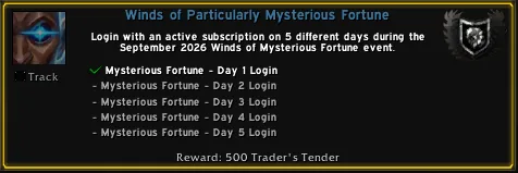 Winds of Particularly Mysterious Fortune achievement.