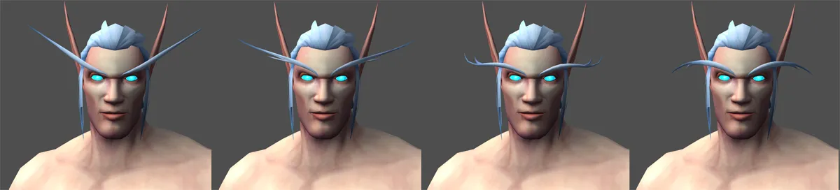 Skyborne Male Eyebrow Customizations.
