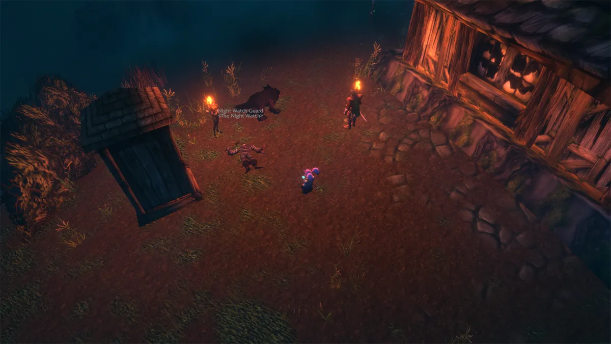 The slain Night Watch Guard in Raven Hill