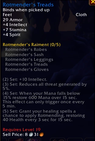 Rotmender's Treads