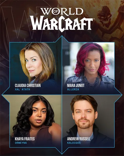 Warcraft VAs at the Voices of Blizzard panel.