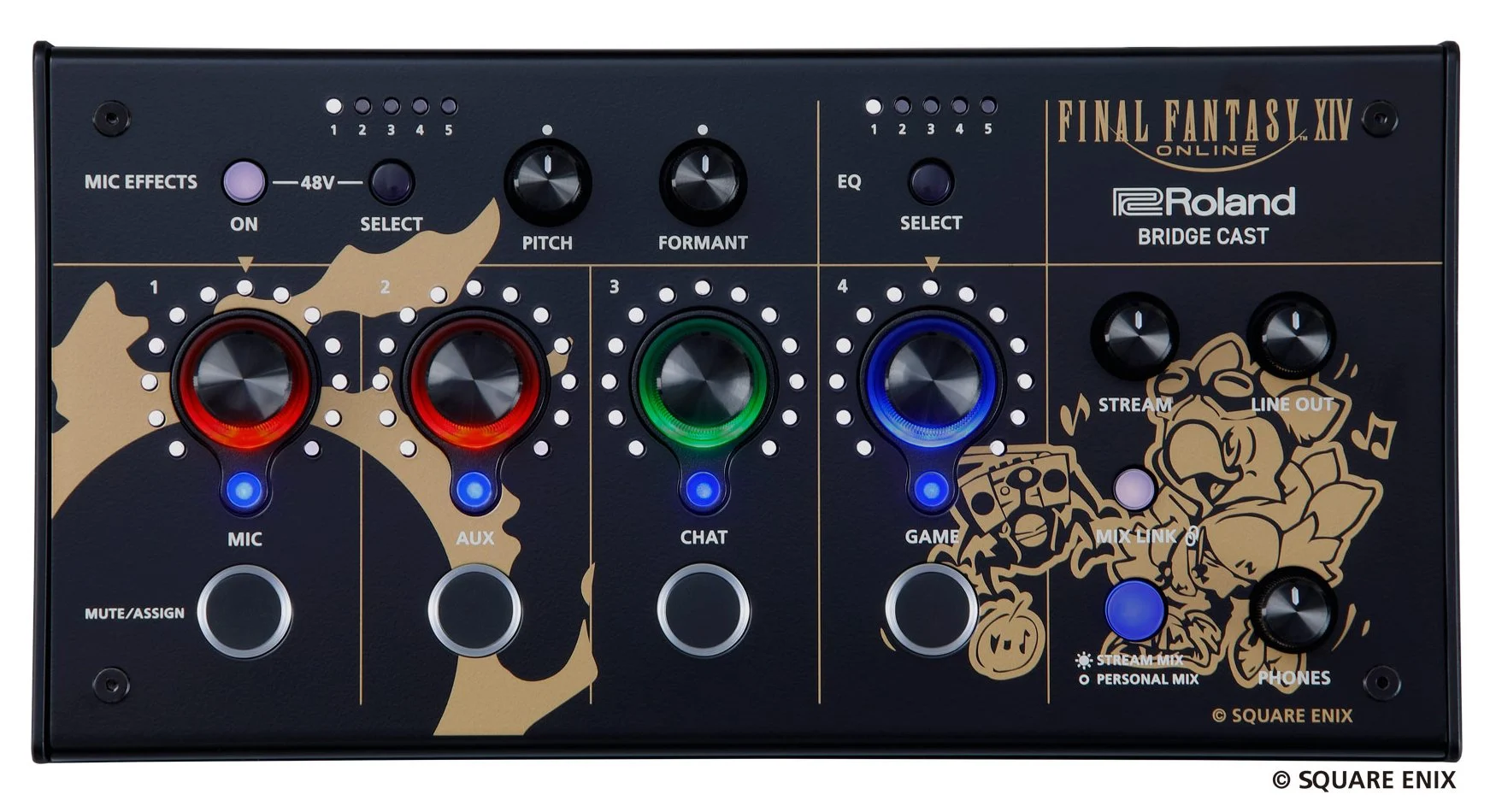 The Roland Bridge Cast FFXIV Edition audio mixer