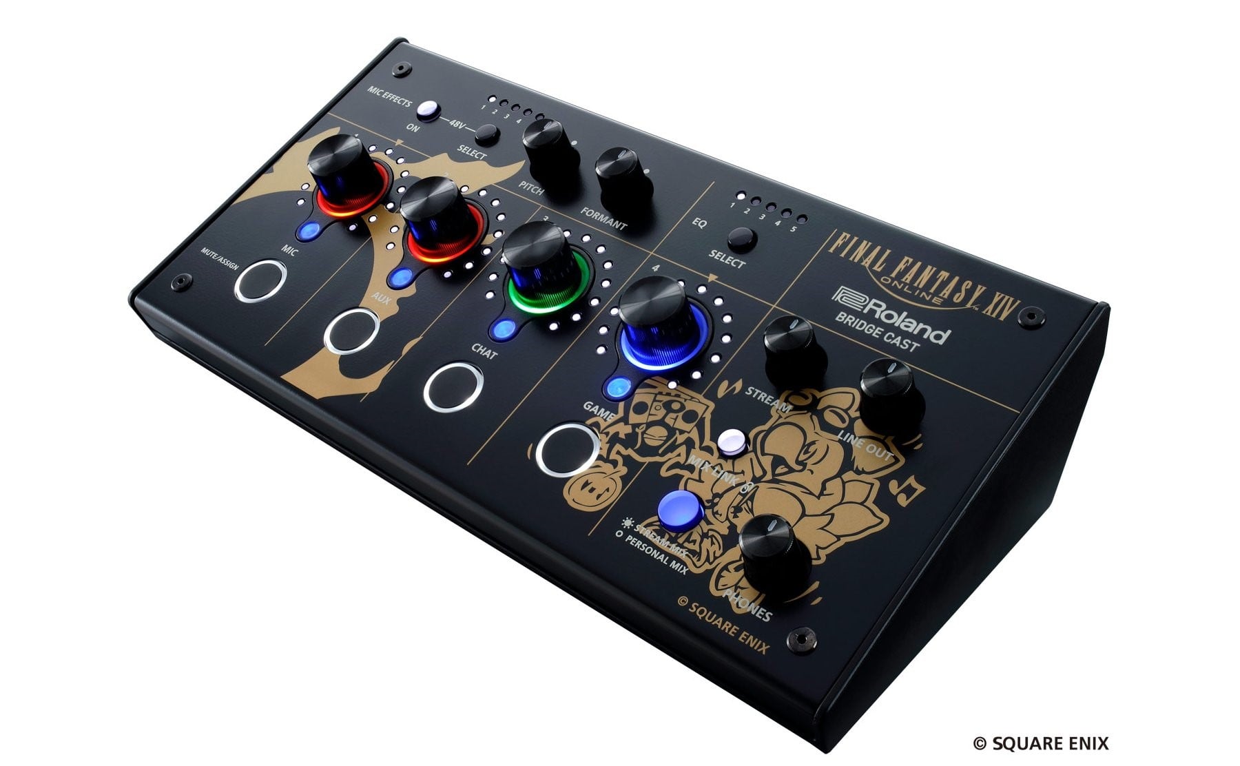 The Roland Bridge Cast FFXIV Edition audio mixer