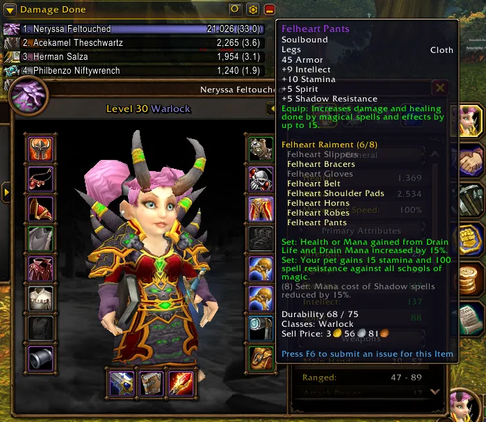 Almost full Tier 1 on a lv30!