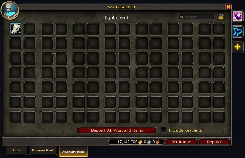 Warband Bank